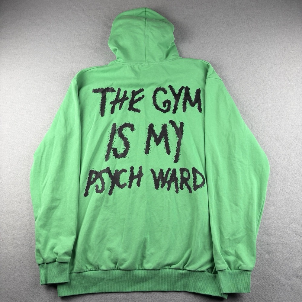 Kill Crew Porrada Series Vol 1 The Gym Is My Psych Ward Green Hoodie XL
